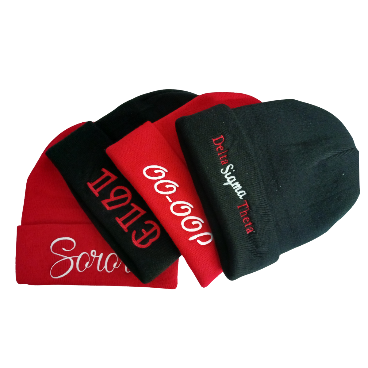 DST Embroidered Knit Hats