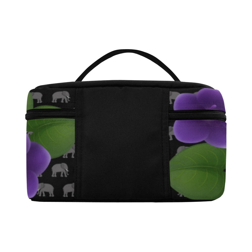 Violet and Elephant Cosmetic Bag