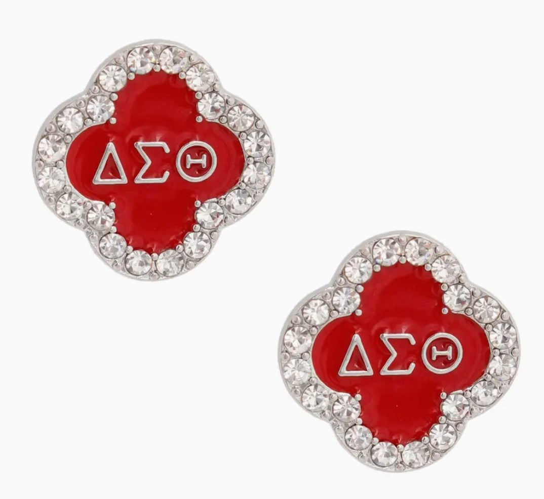 DST Clover Stud Earrings