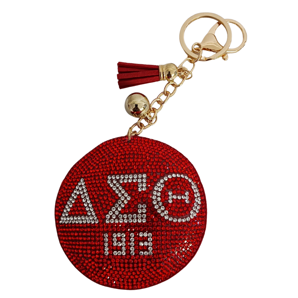 DST Rhinestone Pave Keychain