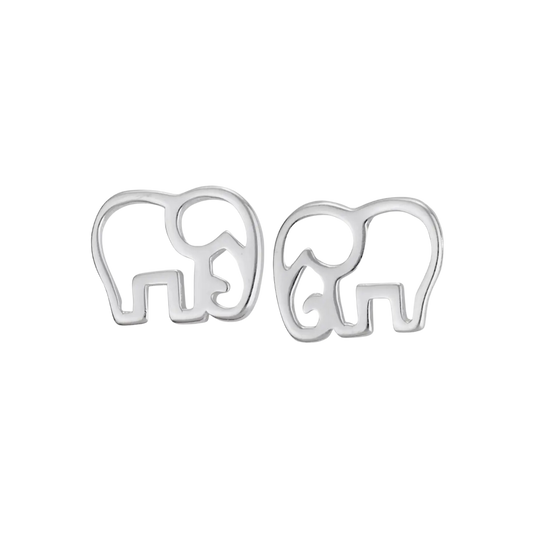 Elephant Silhouette Earrings