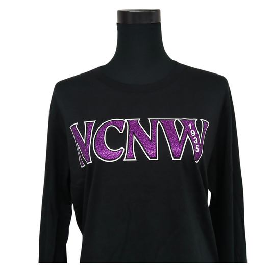 NCNW Glitter Letter Tee
