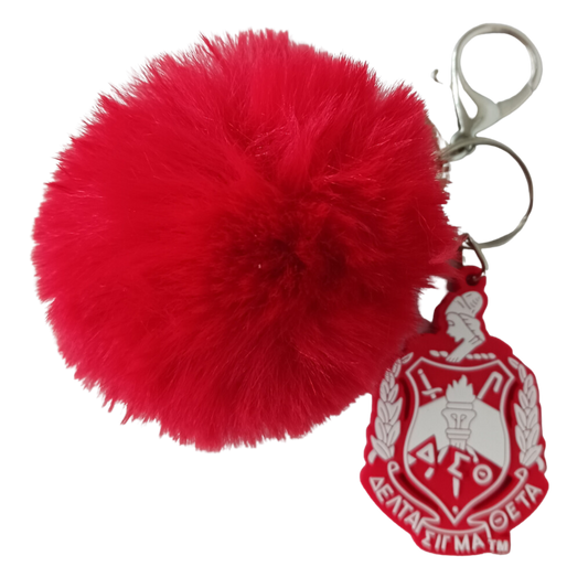 Crest Puff Keychain