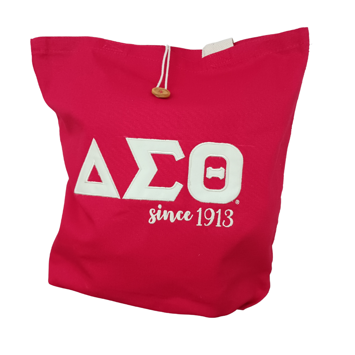 Embroidered Canvas Tote