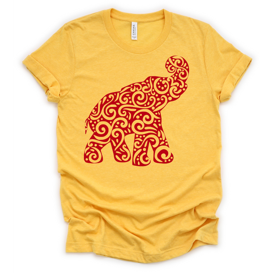 Swirl Elephant Tee