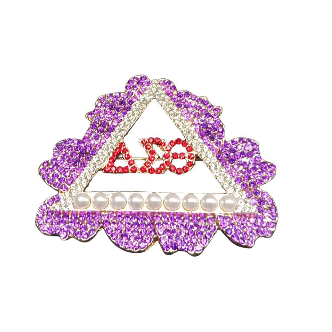 Violet Pearl Lapel Pin