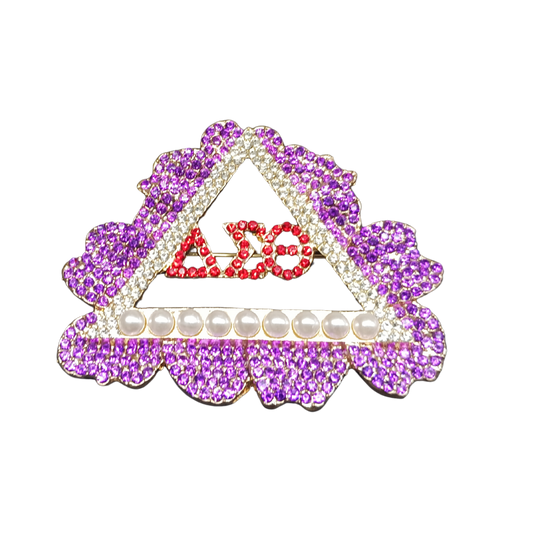 Violet Pearl Lapel Pin