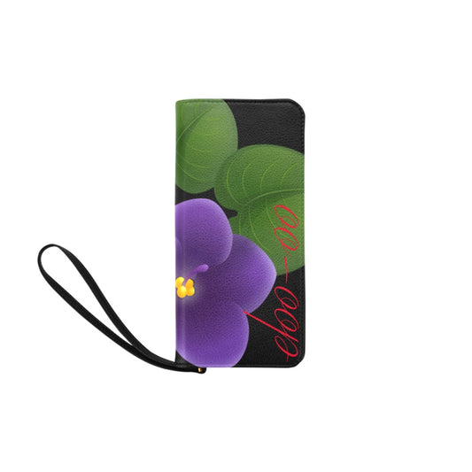 Violet OO-OOP Clutch