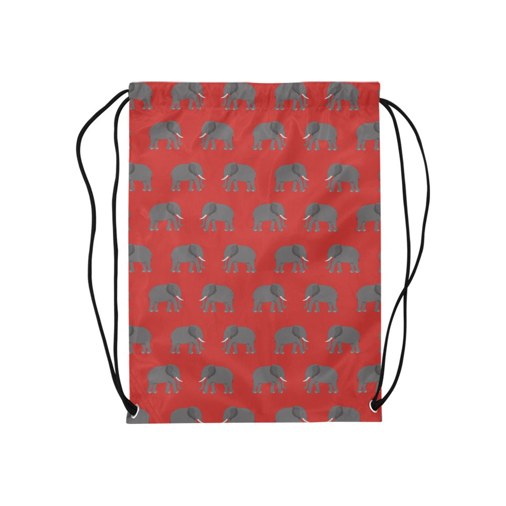 Elephant Drawstring Bag