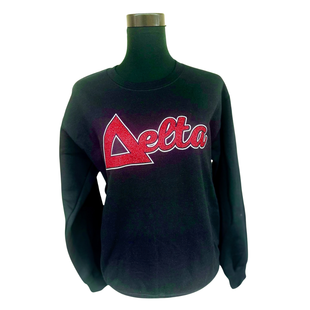 The Delta Symbol Glitter Sweatshirt