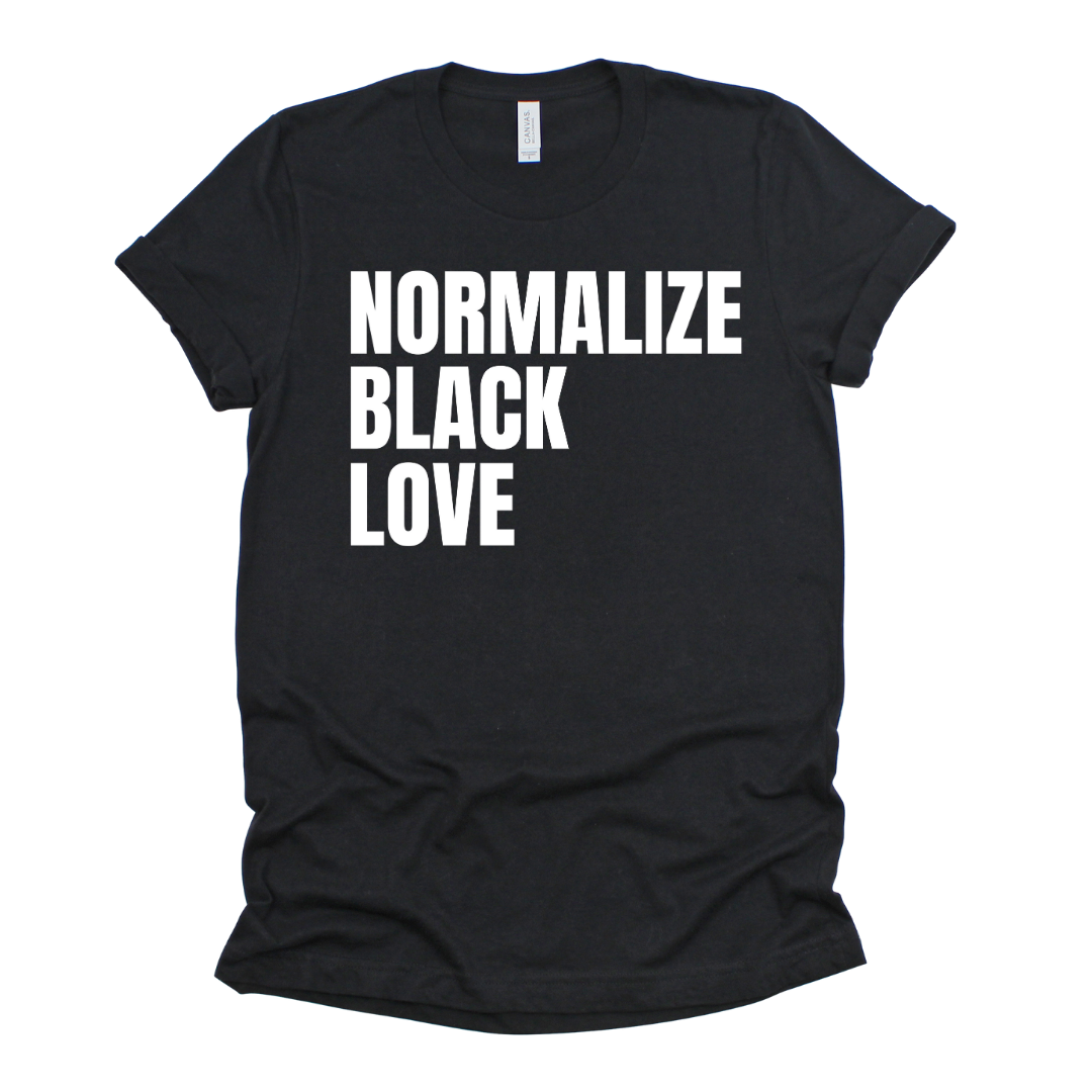 Normalize Black Love Tees