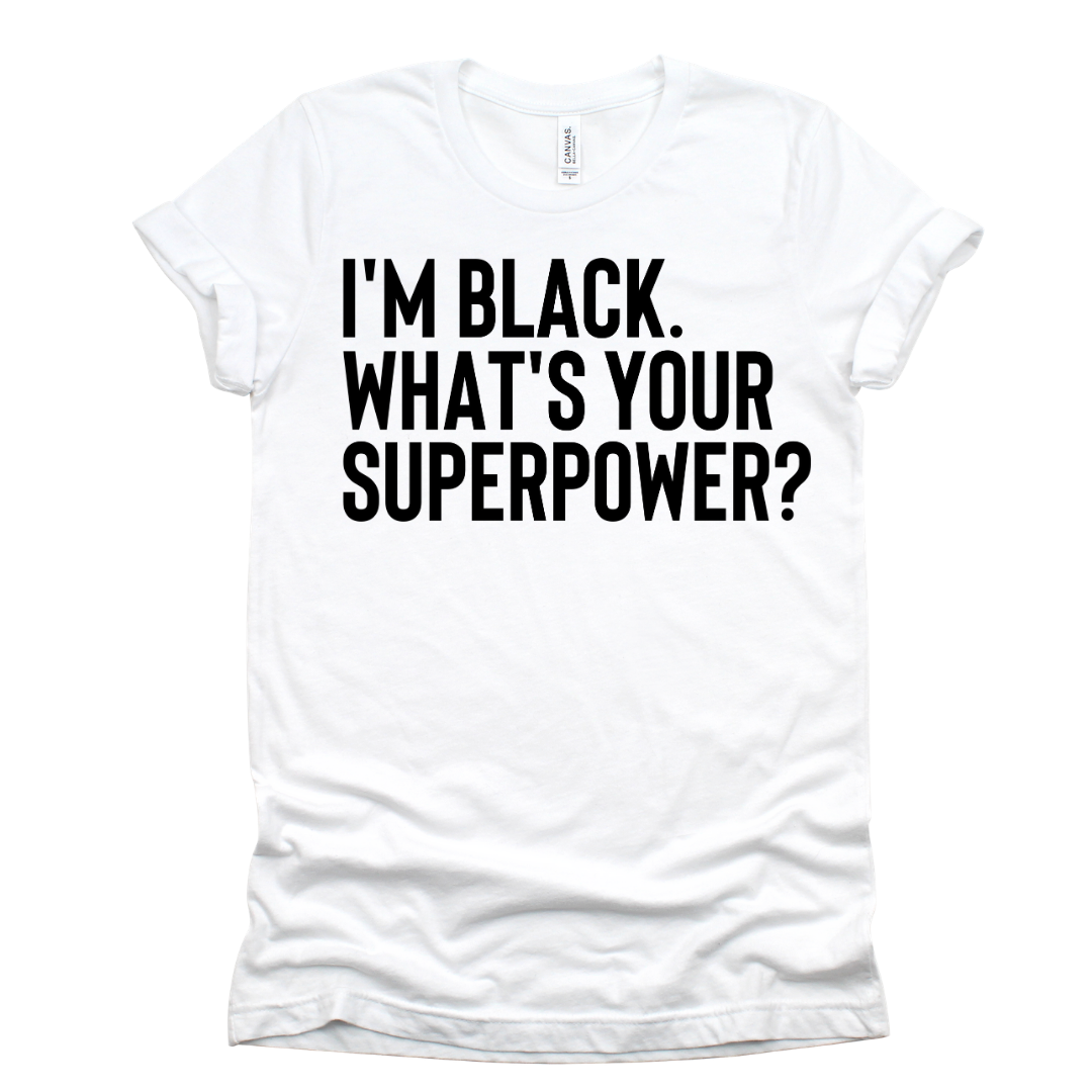 Black Superpower Tee
