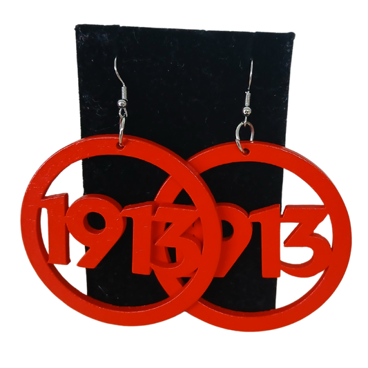 1913 Wood Earrings