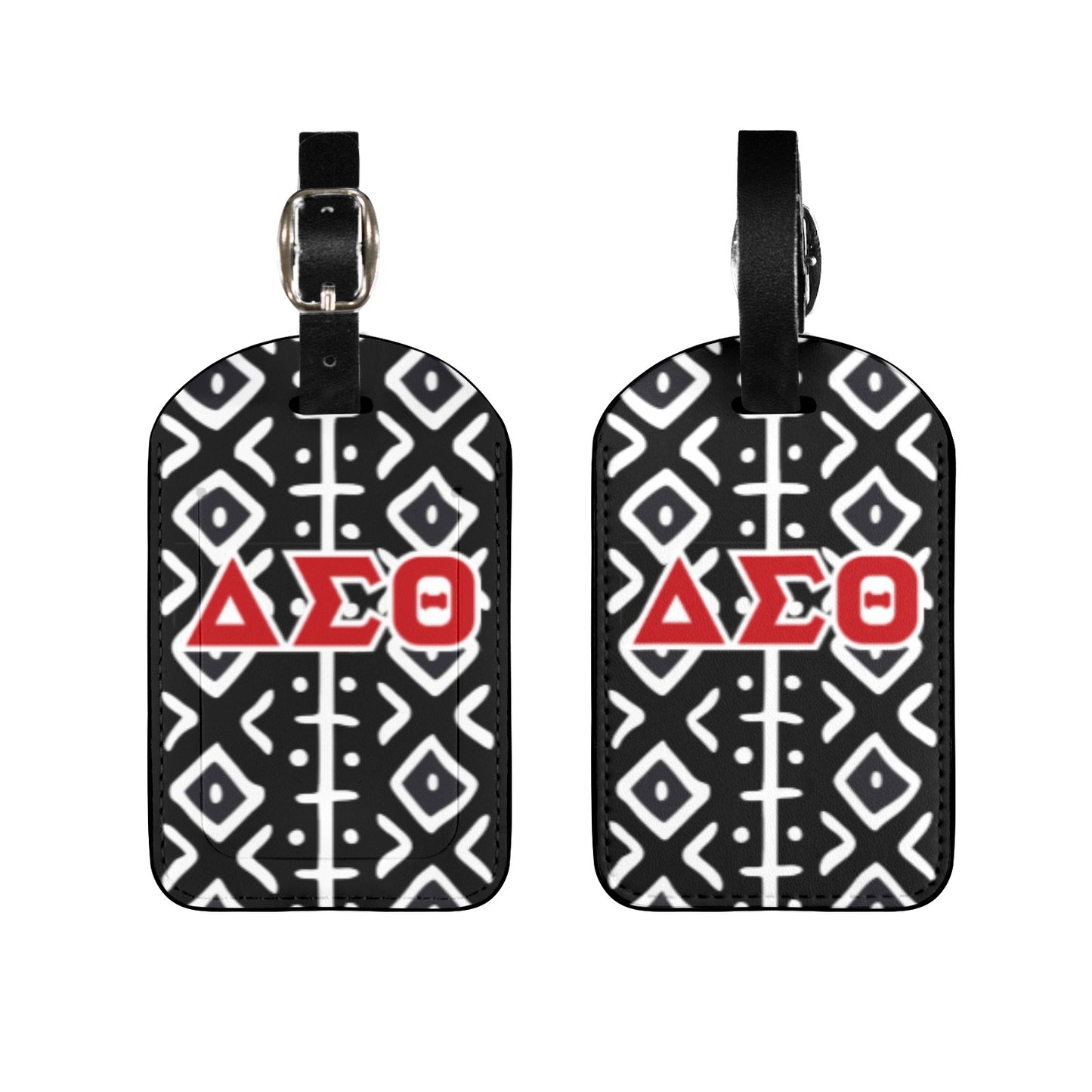 African Print DST Luggage Tags