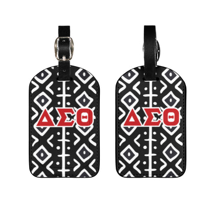 African Print DST Luggage Tags