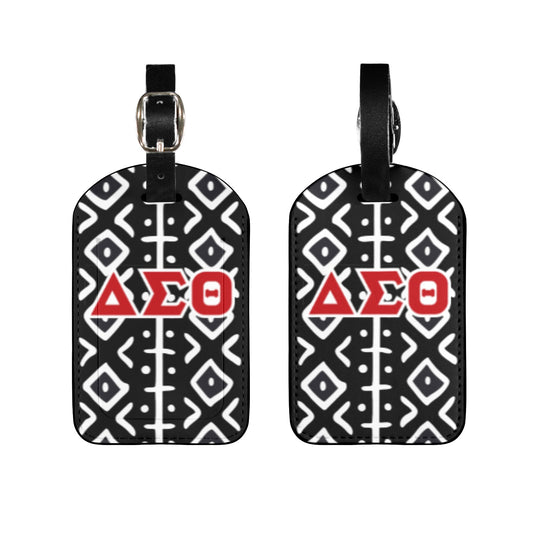 African Print DST Luggage Tags
