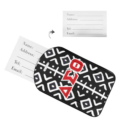 African Print DST Luggage Tags