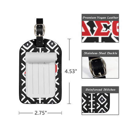African Print DST Luggage Tags