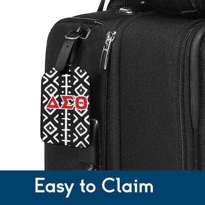 African Print DST Luggage Tags
