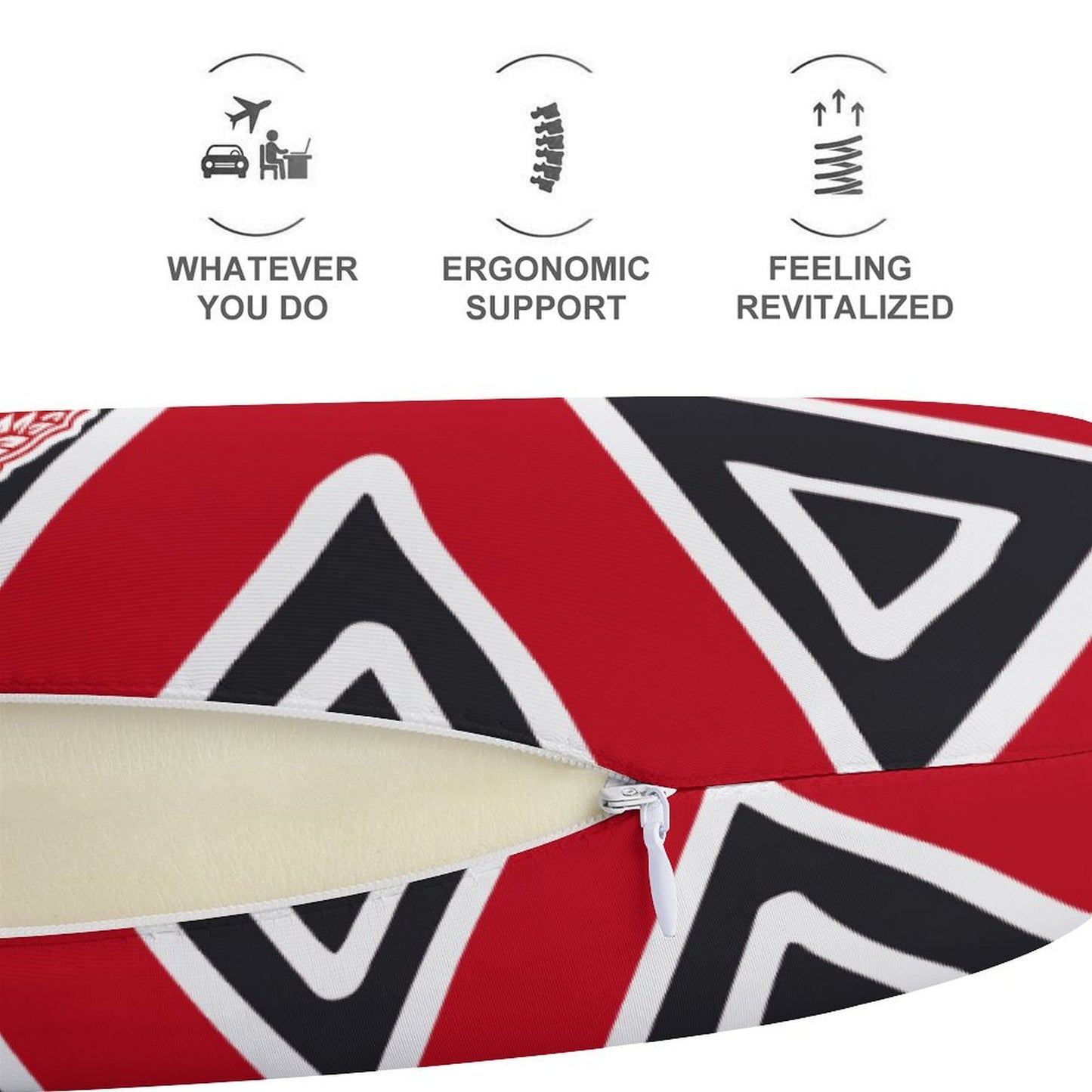 African Print Neck Pillow
