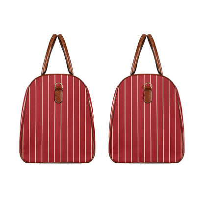 Crest Striped Duffle Bag