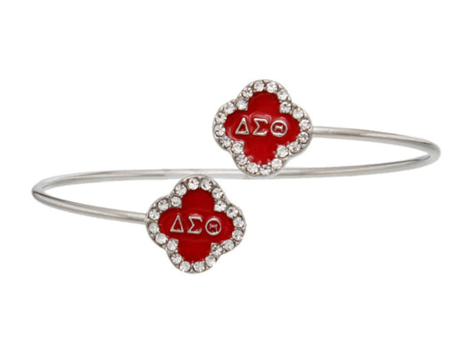 DST Symbol Open Clover Adjustable Bracelet