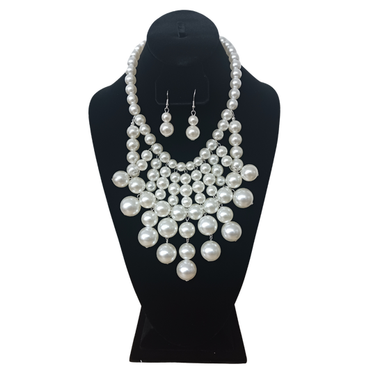 Multi-layer Pearls and Earring Sets