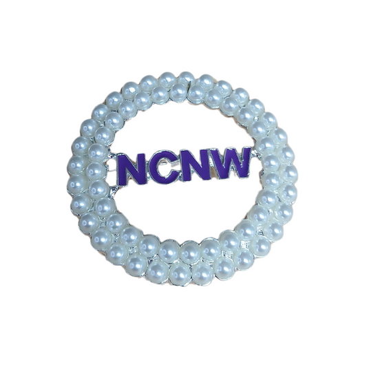 NCNW Pearl Lapel Pin