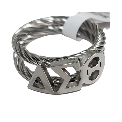 Double Band Rope Ring