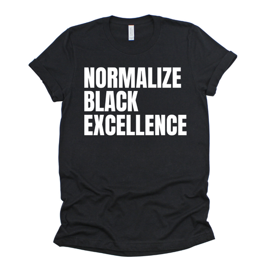 Normalize Black Excellence Tees